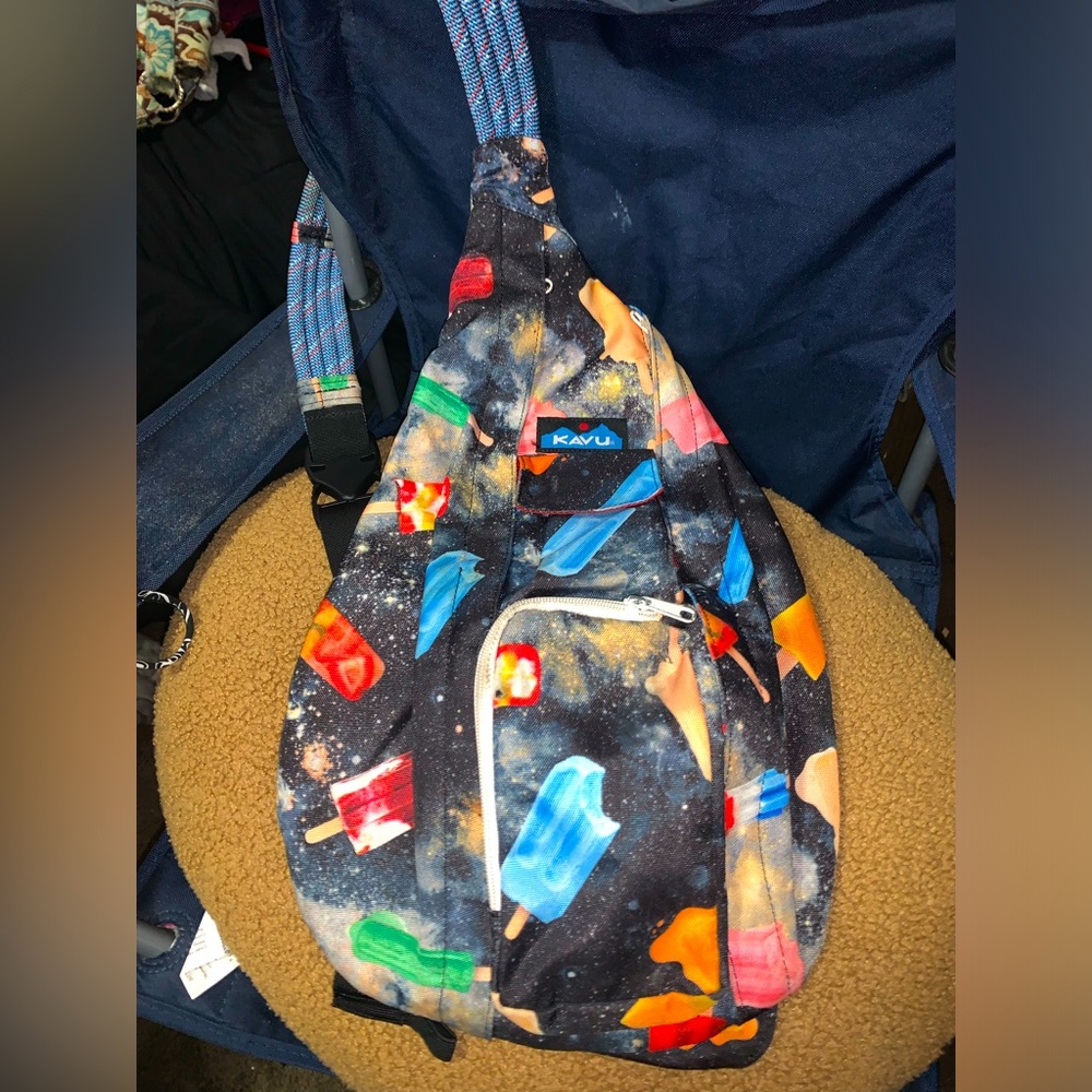 Kavu rope sling bag ice cream galaxy retired pattern